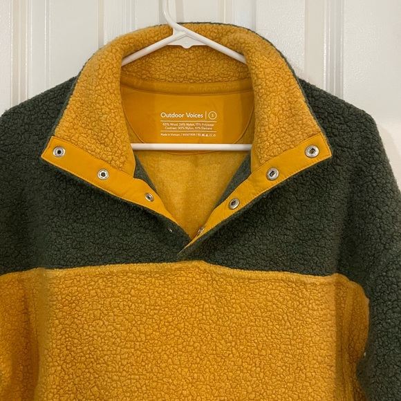 MegaFleece green/yellow - Picture 3 of 3